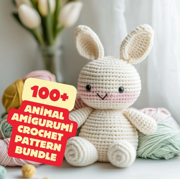 🧶 Amigurumi 100+ Pack – Adorable Crochet Patterns for Crafters & DIY Lovers | Instant Digital Download